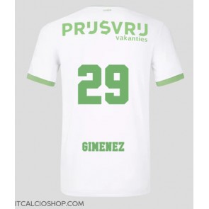 Feyenoord Santiago Gimenez #29 Terza Maglia 2023-24 Manica Corta